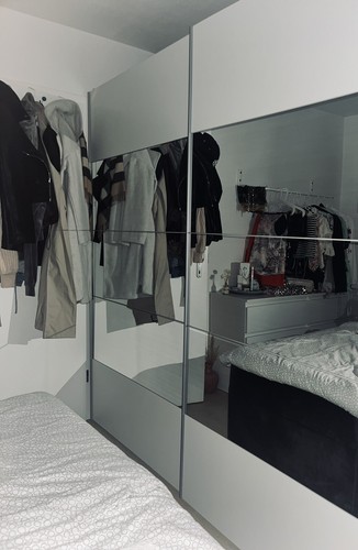 kleiderschrank weiß mit spiegel gebraucht eBay