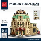 MOC XMORK Ratatouille Gusteau's Parisian Restaurant building blocks set Bricks