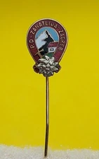 Alpinism mountaineering climbing PD ZANATLIJA 1960s Kasun Zagreb Croatia badge