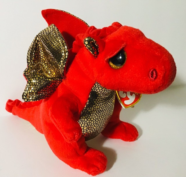 Legend 2015 Ty Beanie Babie Red Plush 7in Long Dragon Beanbag Toy MWMT 41146 for sale online eBay