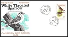Canada FDC - 1969 - White Throated Sparrow, # 496, Cole Unaddressed