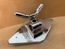 GRETSCH 70s Vtg Diamond Floor Tom Leg Holder Mount Bracket Part Round Badge 7/16