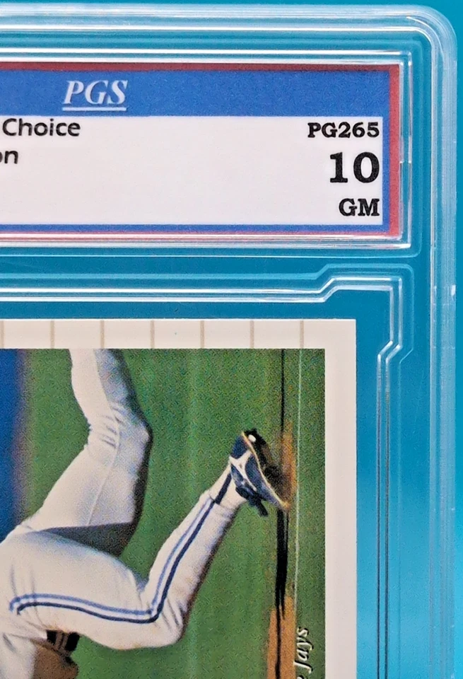 1994 COLLECTOR'S CHOICE #131 RICKEY HENDERSON BLUE JAYS HOF Graded 10 GEM Mint - Image 3 of 4