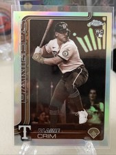 2025 Topps Chrome Update Series - Blaine Crim #USC83 Sepia Refractor (RC)