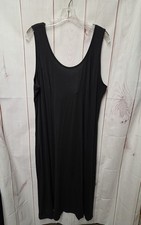 Terra & Sky Size 2X Black Womens Dress