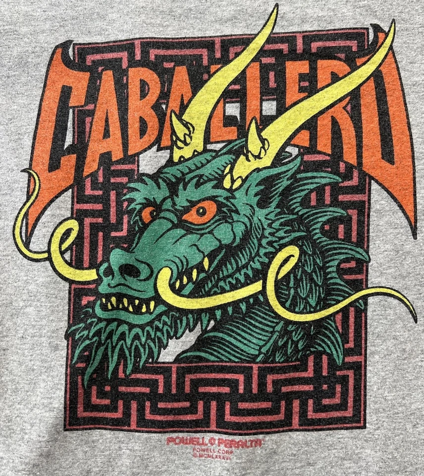 Camiseta Steve Caballero Green Dragon preta masculina média - Imagem 4 de 4