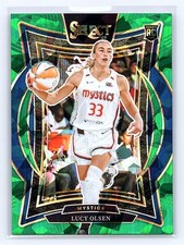 2025 Panini Select WNBA LUCY OLSEN Green Ice Prizm Rookie (RC) #40 Mystics