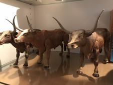 Bonanza American Character 1966 Action Longhorn Steer Hand Painted Japan