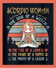 Scorpio Woman The Soul Of A Witch Zodiac Sign Astronomy  Celestial MAGNET