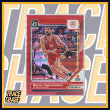 2024-25 Panini Donruss EuroLeague BK Kostas Papanikolaou Optic Red 04/99 #13