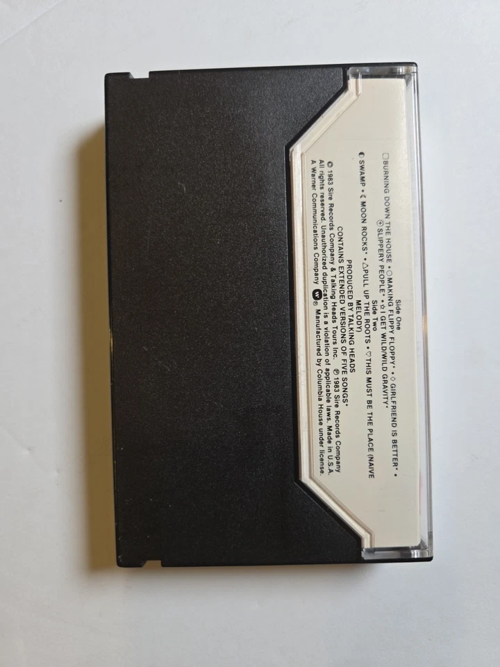 Talking Heads Speaking In Tongues cassette tape Classic Punk Alt Rock 80s 1983 Foto 2 de 4