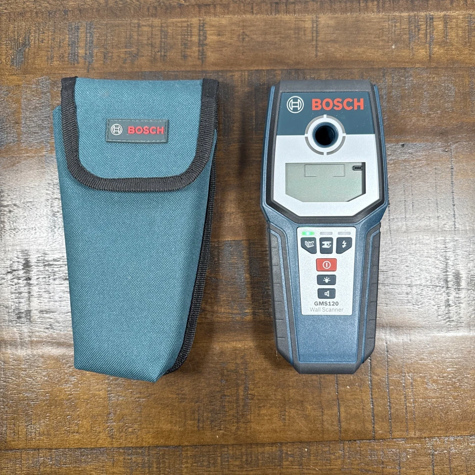Bosch GMS 120 Wall Scanner Stud Finder, Wood, Steel, Electrical Detector  EUC - Image 2 of 4
