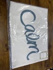Pottery Barn Calm Crewel Reversible 14x20 Pillow Cover