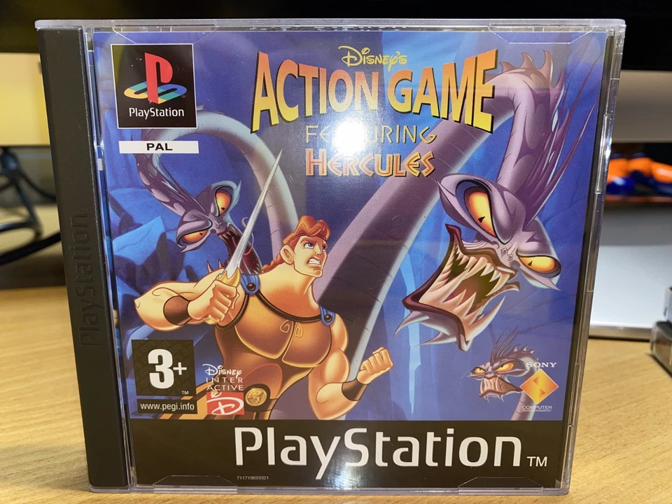 🙇🏻 RARE DISNEY TRIPLE PACK SONY PS1 PSONE PLAYSTATION WITH CARDBOARD SLEEVE 🎅 - Image 3 of 4