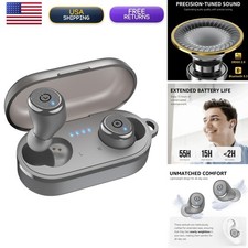 TOZO T10 Wireless Earbuds IPX8 Powerful Bass Stereo Wireless Charging APP
