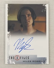 2018 Rittenhouse X-Files Seasons 10 & 11 Auto Miles Robbins as William Autograph