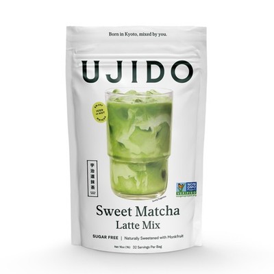 Ujido Sweet Matcha, 16 oz.   Sugar-Free Ceremonial Grade Japanese Matcha Powder