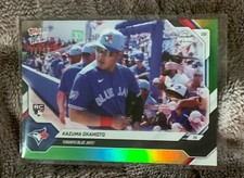 2026 TOPPS NOW ROAD TO OPENING DAY KAZUMA OKAMOTO BLUE JAYS RC GREEN FOIL 79/99