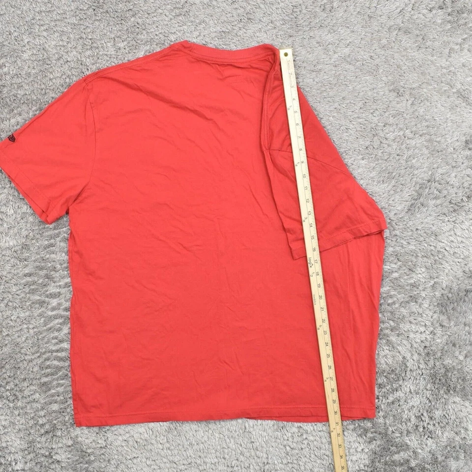 Camiseta New Era Para Hombre Adulto Talla 2XL Roja Texas Rangers Atlética Informal Algodón Foto 3 de 4