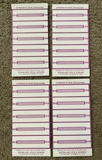 Sterling Title Strips - New Blank Lot of 20 Vintage Jukebox Labels Pittsburg PA