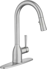 Moen Adler Spot Resist Stainless One-Handle High Arc Pulldown Kitchen Faucet