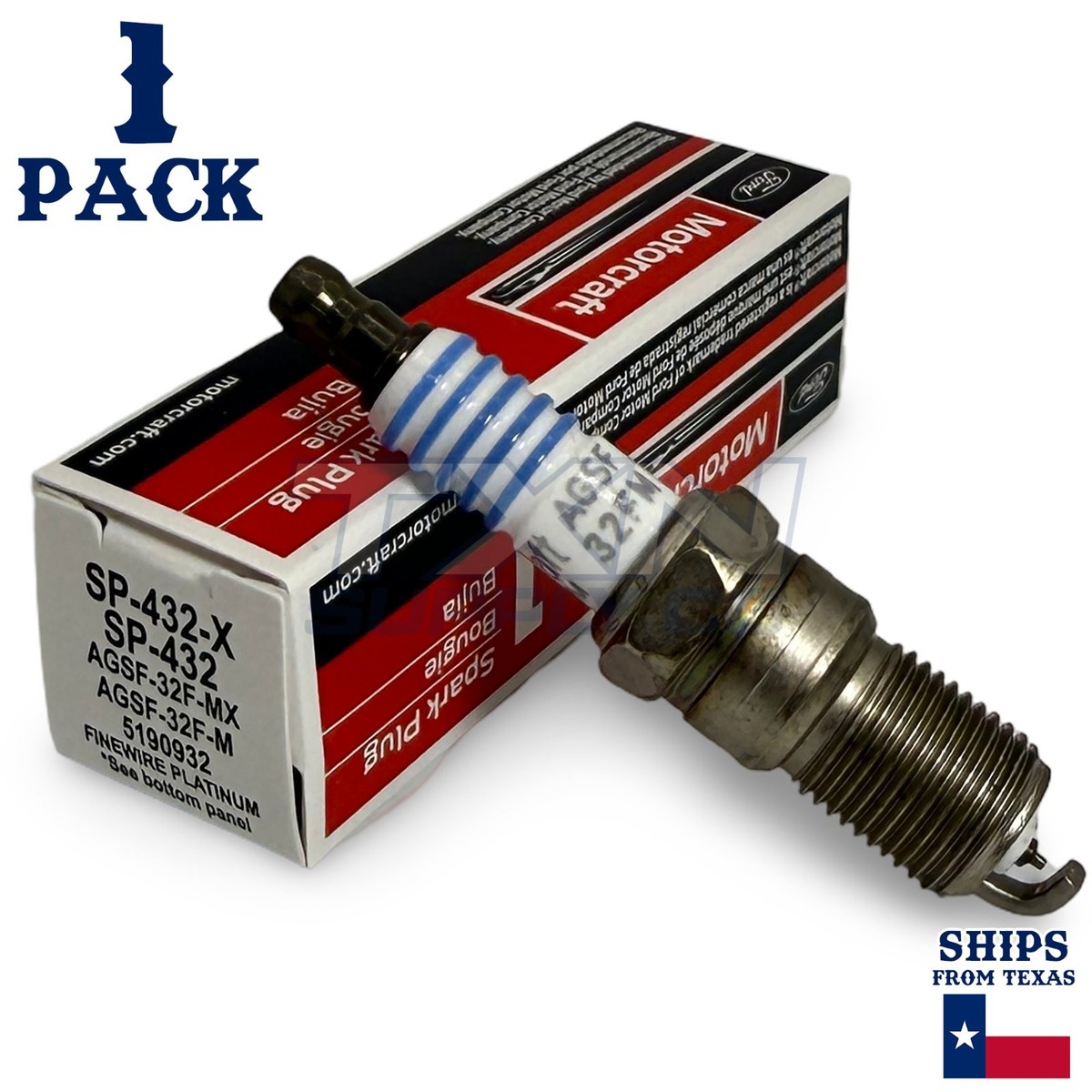 Motorcraft SP432 Platinum Spark Plugs SP-432-X - 1 Pack | eBay