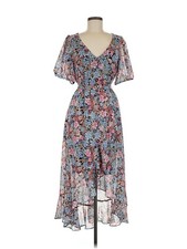 INC International Concepts Women Blue Casual Dress 8