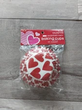 New 50 Hearts Cupcake Liners Baking Cups Party Valentine's Love Red Grinch Heart