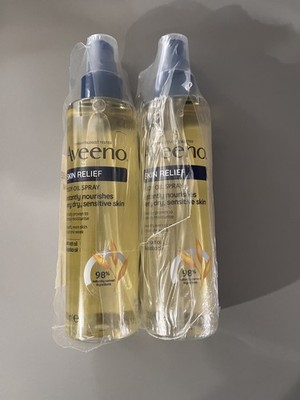 Aveeno Skin Relief Body Oil Spray 200ml - 2 Pack