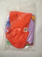 The Letter People Huggable Inflatable 20 Inch Size w/ Owner's Manual Letter Y