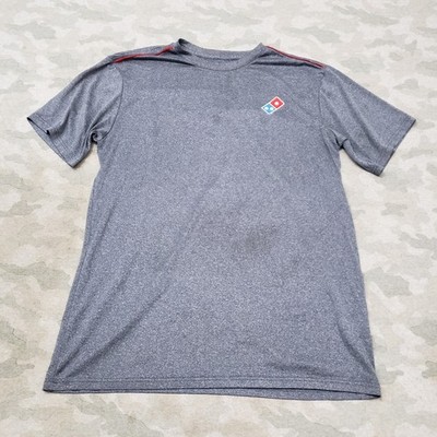 Domino's Shirt Mens Medium Blue Short Sleeve Employee