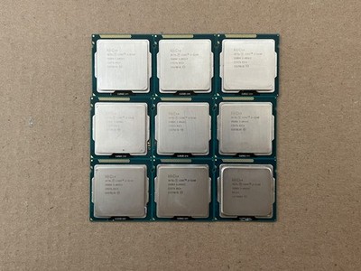 LOT OF 9 Intel Core i3-3240 3.40GHZ SR0RH LGA1155 CPU PROCESSOR