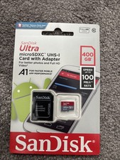 Image of Sandisk Ultra Microsdxc Uhs-I Card with Adapter 400gb Memory Card Brand New