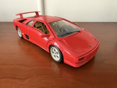 Bburago Lamborghini Diablo (1990) Diecast Modellauto Made in Italy - Rot
