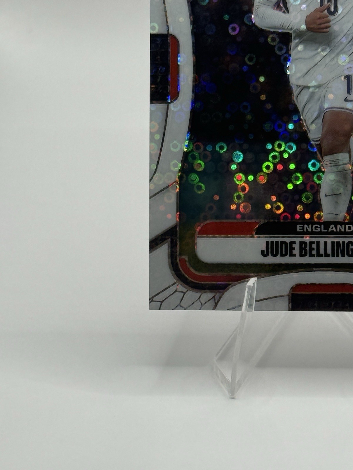 2026 Panini Prizm FIFA World Cup Jude Bellingham White Disco SSP #04/20 England view 16