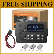 Power Outlet Hub Distribution Box w/ 13 Sockets