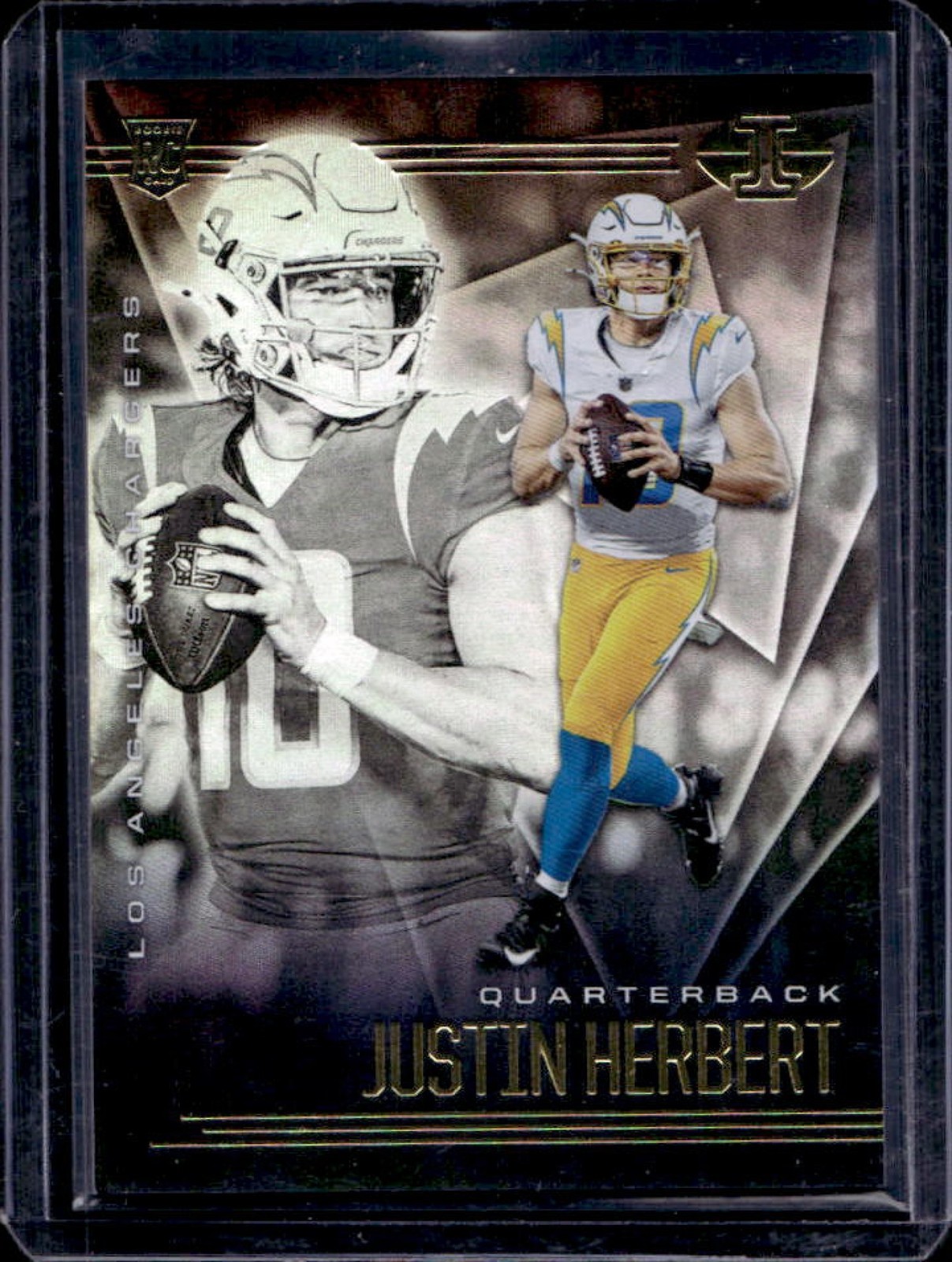 2020 Illusions Justin Herbert Rookie RC #7 Chargers