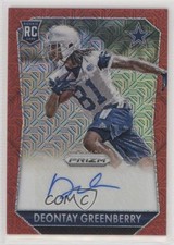 2015 Panini Prizm Rookie Signatures Red Mojo 16/40 Deontay Greenberry Auto 7eo