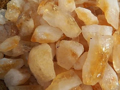 3000 Carat Lots of Citrine Points Rough -Plus a FREE Faceted Gemstone