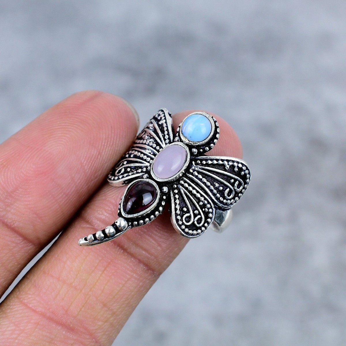 One Of The Best Vintage Zuni Native American Turquoise Butterfly Ring One Of The Best Vintage Zuni Native American Turquoise Butterfly Ring