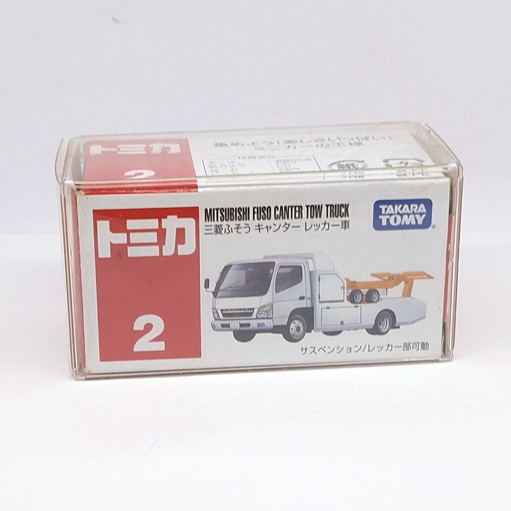 TOMICA 2 MITSUBISHI FUSO CANTER TOW TRUCK TOMY DIECAST CAR