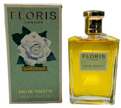 floris london gardenia eau de toilette 3.4oz spray DISTRESSED BOX