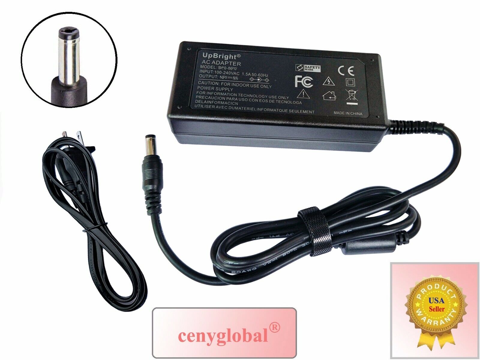 POWER SUPPLY ADAPTER FOR TRI365, 230V, 12V