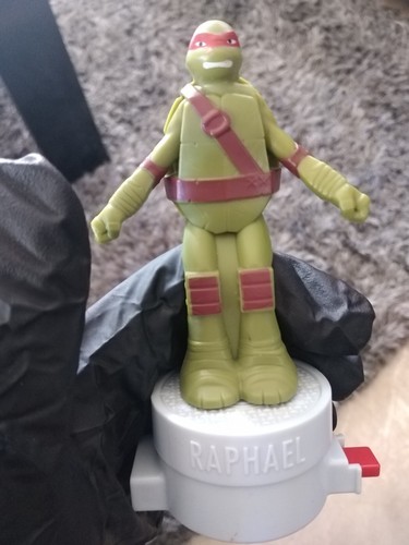 TMNT BURGER KING 2017 COMPLETE SET 5"VIACOM 2017 SPINNING KICKING ACTION FIGURES - Picture 6 of 11