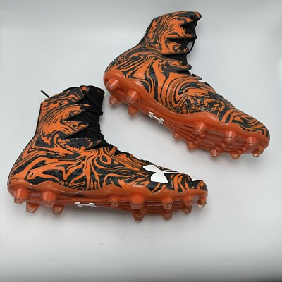 UA Under Armour Highlight Lux MC Sz 10 Football Cleats Black