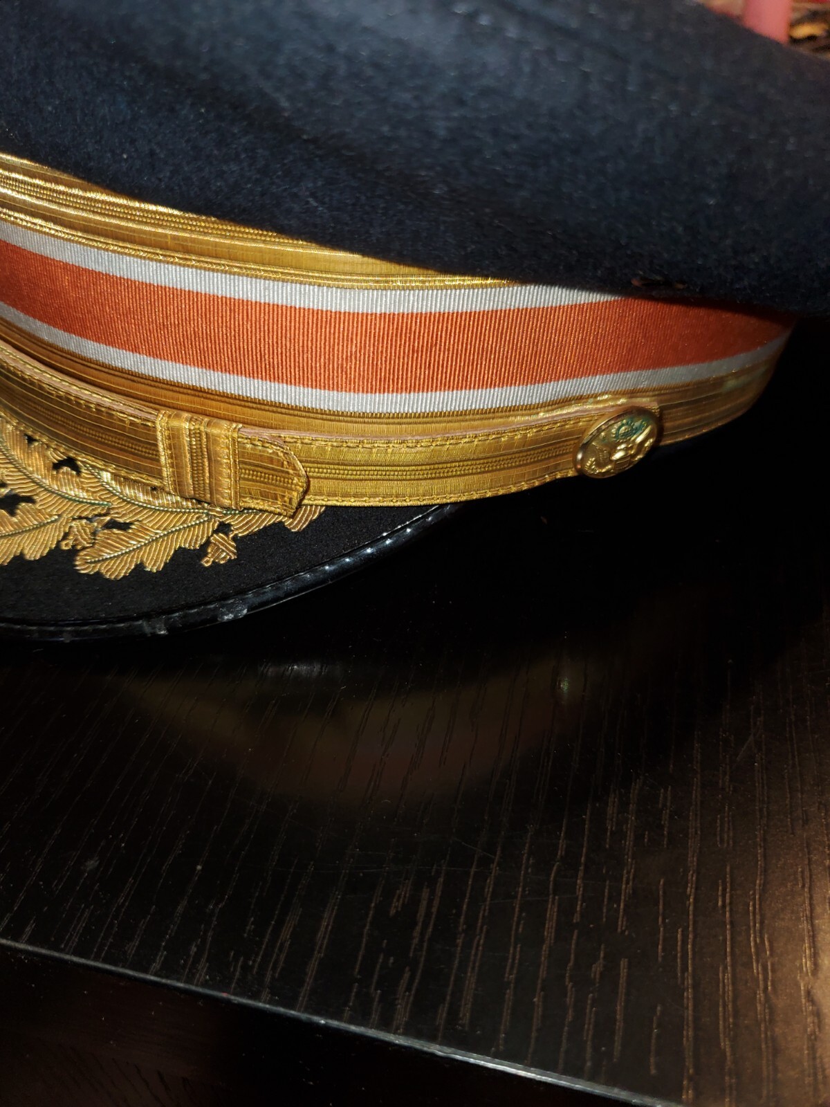 1960s US Army Field Grade Officer With Emblem Size 6 7/8 Hat Cap LK