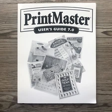 Printmaster User Guide  7.0 Paperback  Manual Book Mindscape