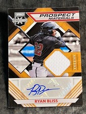 2021 Panini EXTRA EDITION PROSPECT ROOKIE GAME USED AUTO Ryan Bliss Item 2