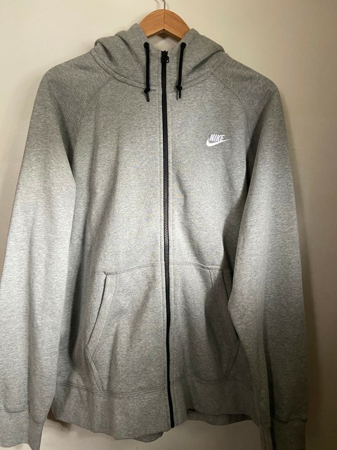 nike aw77 fleece full zip hoodie