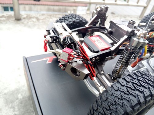 New CNC Aluminium Alloy Front Bumper Set for AXIAL SCX10 RC Car #1466 - Picture 5 of 7
